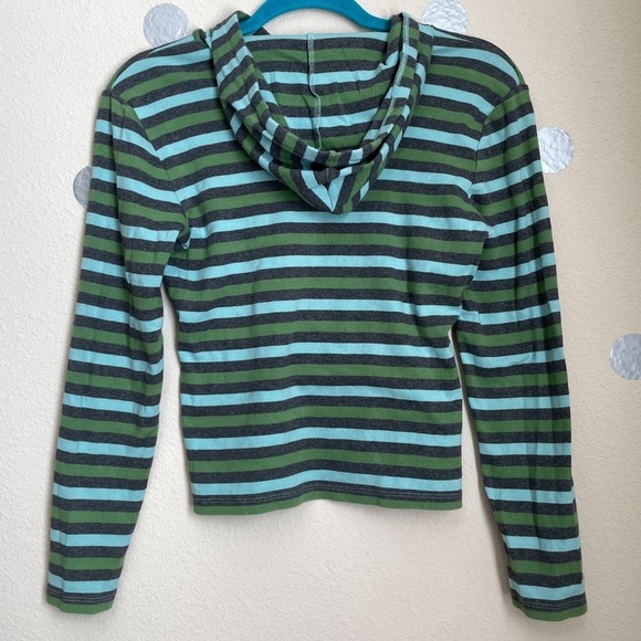 Ann Taylor Loft Vintage Y2K Hoodie Top - Picture 2 of 4